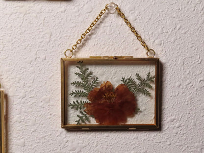 mini pressed flower frames