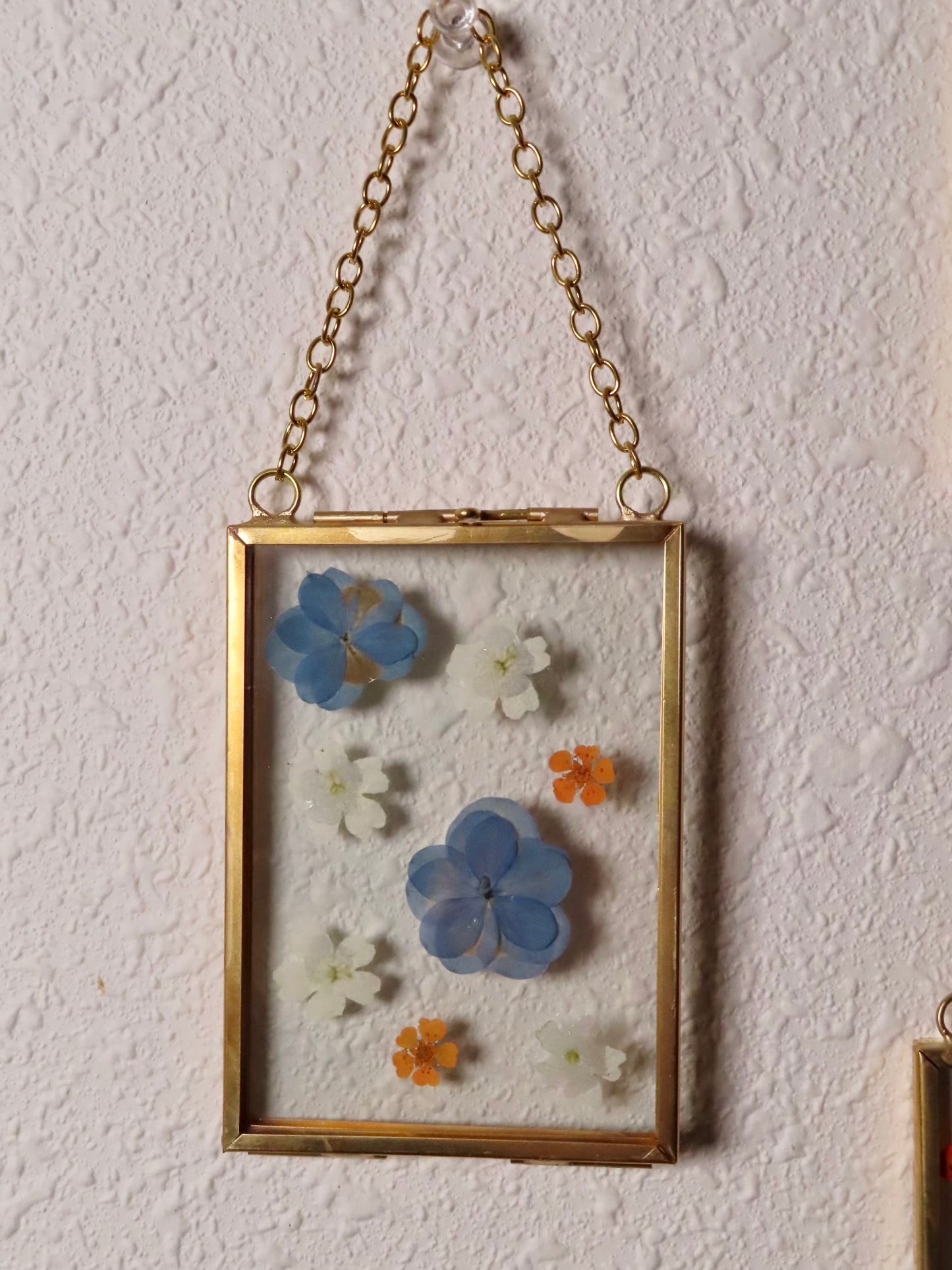 mini pressed flower frames