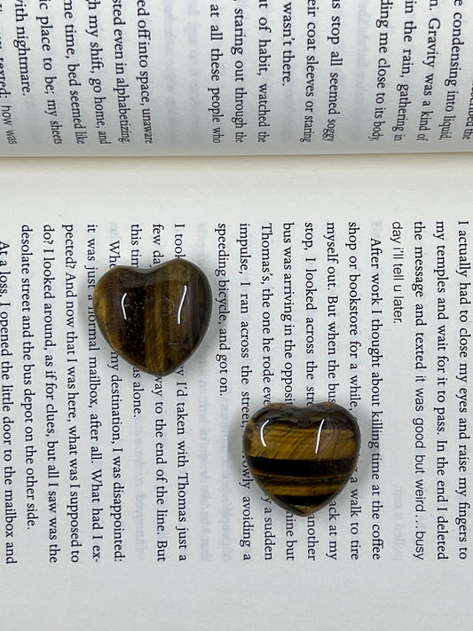 tigers eye hearts