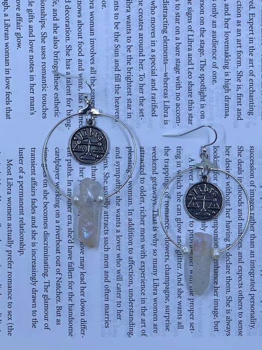 libra earrings