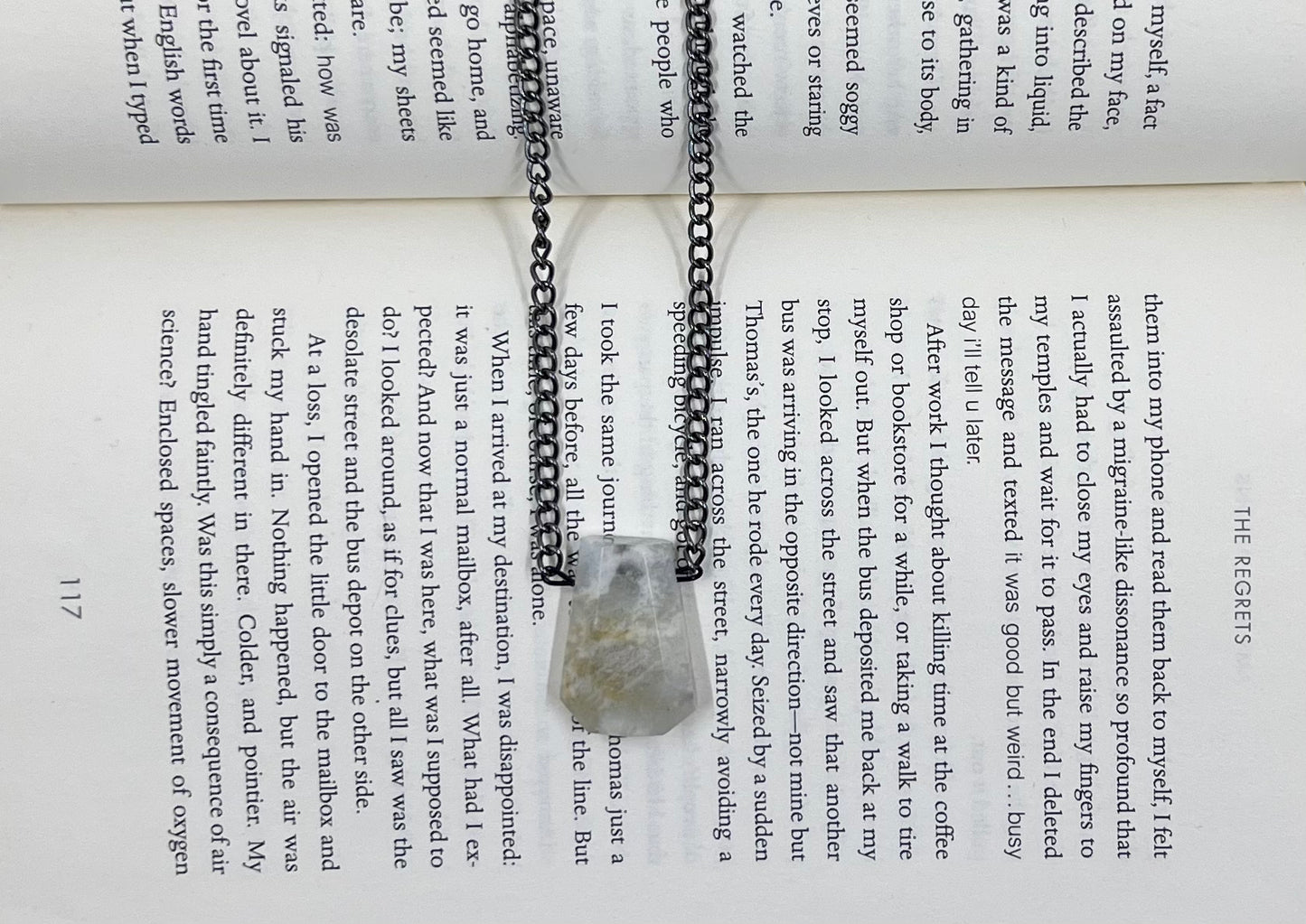 white moonstone pendant