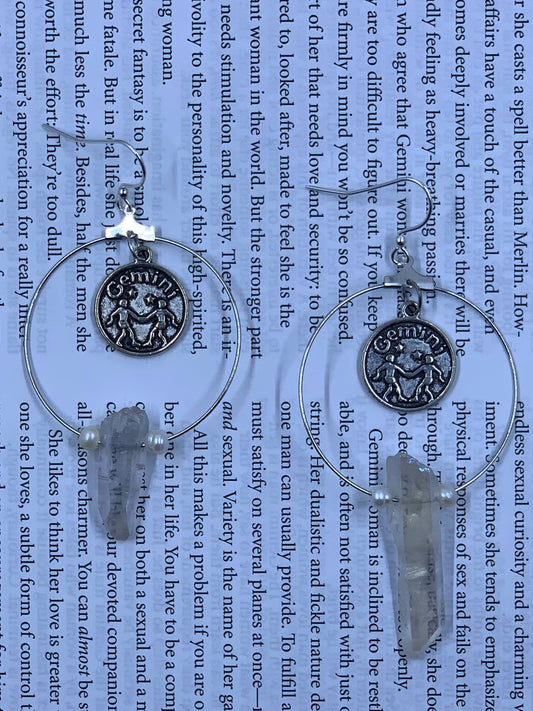 gemini earrings